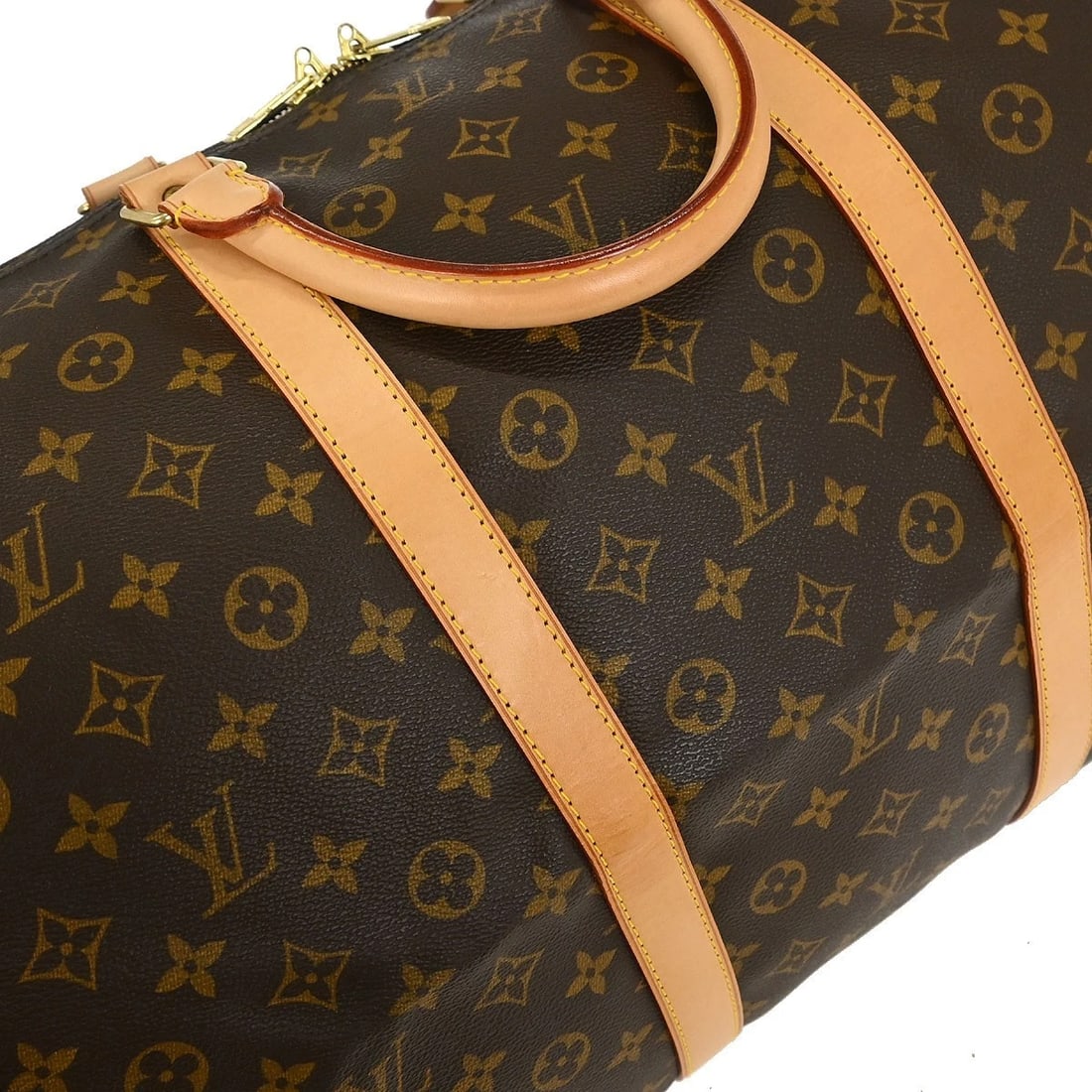 LOUIS VUITTON MONOGRAM KEEPALL 60 DUFFLE BAG - 4