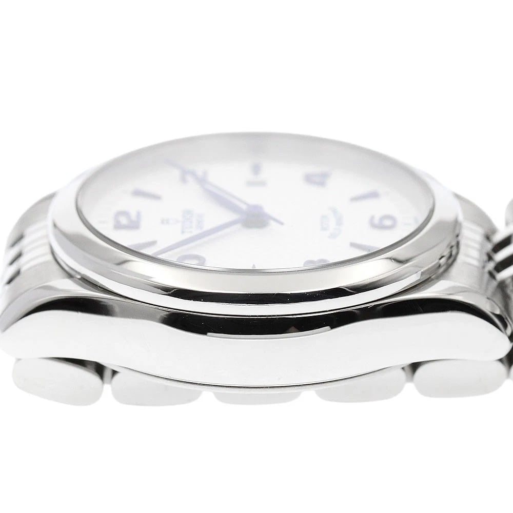 TUDOR DATE SILVER AUTOMATIC WATCH - 3
