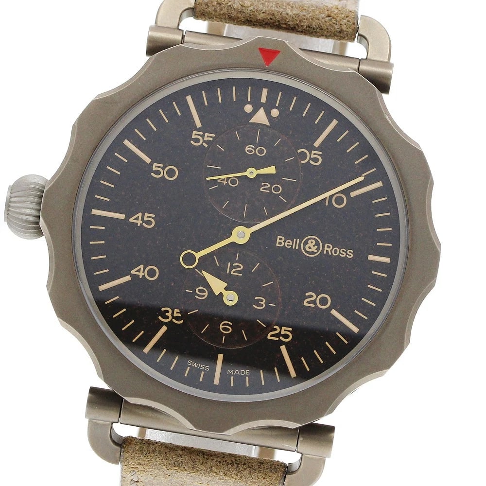 BELL?ROSS AUTOMATIC WATCH: Bell?Ross Automatic Watch Brand: Bell?Ross Type/Style: Wristwatch Material: Band Material leather, Case Material Stainless Steel Color: Dial Color black Size: Case size About 47mm (1.9inch) (not inclu
