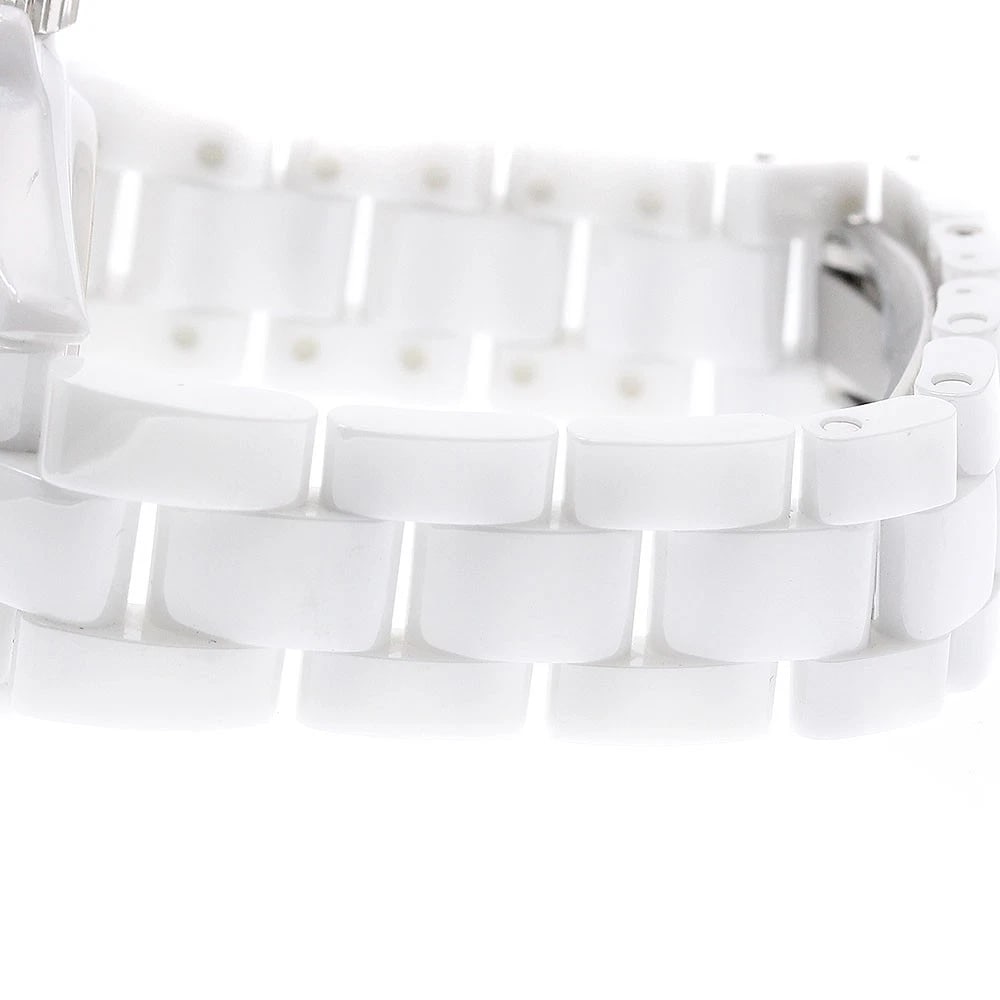 CHANEL J12 WHITE CERAMIC AUTOMATIC WATCH - 3