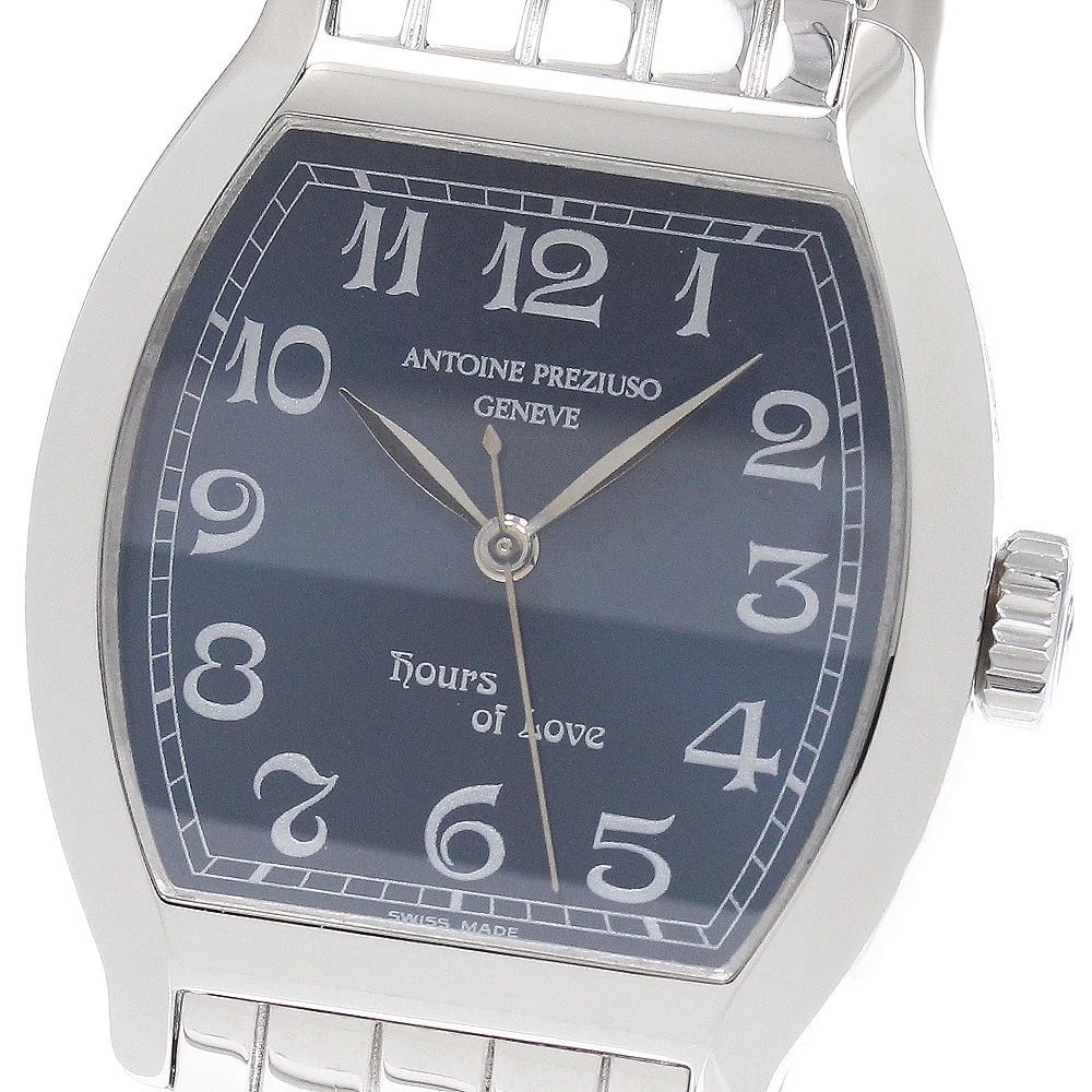 ANTOINE PREZIUSO AUTOMATIC WATCH: Antoine Preziuso Automatic Watch Brand: Antoine Preziuso Type/Style: Wristwatch Material: Band Material Stainless Steel, Case Material Stainless Steel Color: Dial Color Navy Size: Case size About