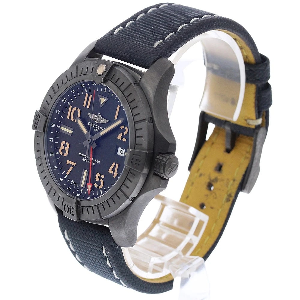 BREITLING AVENGER BLACK AUTOMATIC WATCH - 2