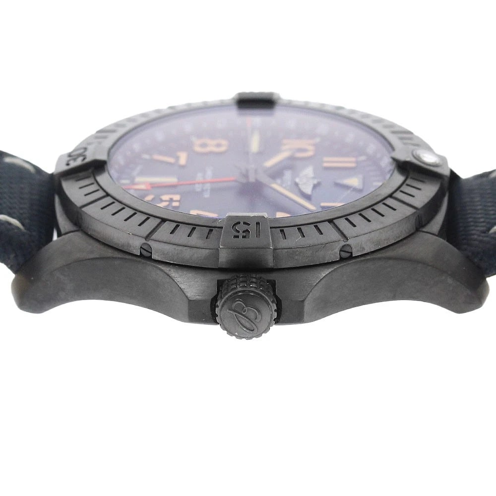 BREITLING AVENGER BLACK AUTOMATIC WATCH - 3
