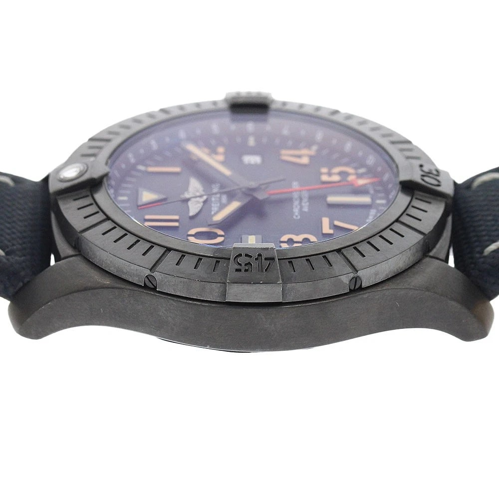 BREITLING AVENGER BLACK AUTOMATIC WATCH - 4