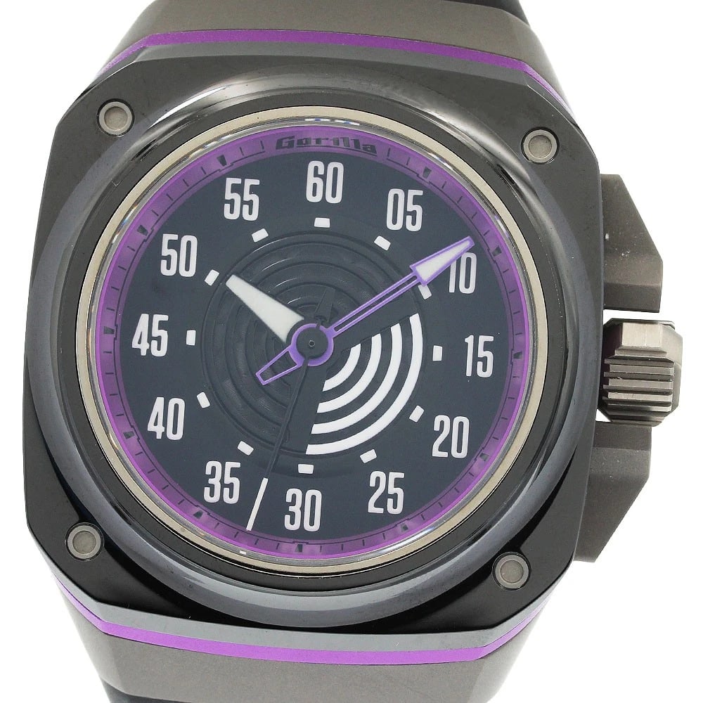 GORILLA FASTBACK BLACK/PURPLE DIAL AUTOMATIC WATCH (1 of 2)