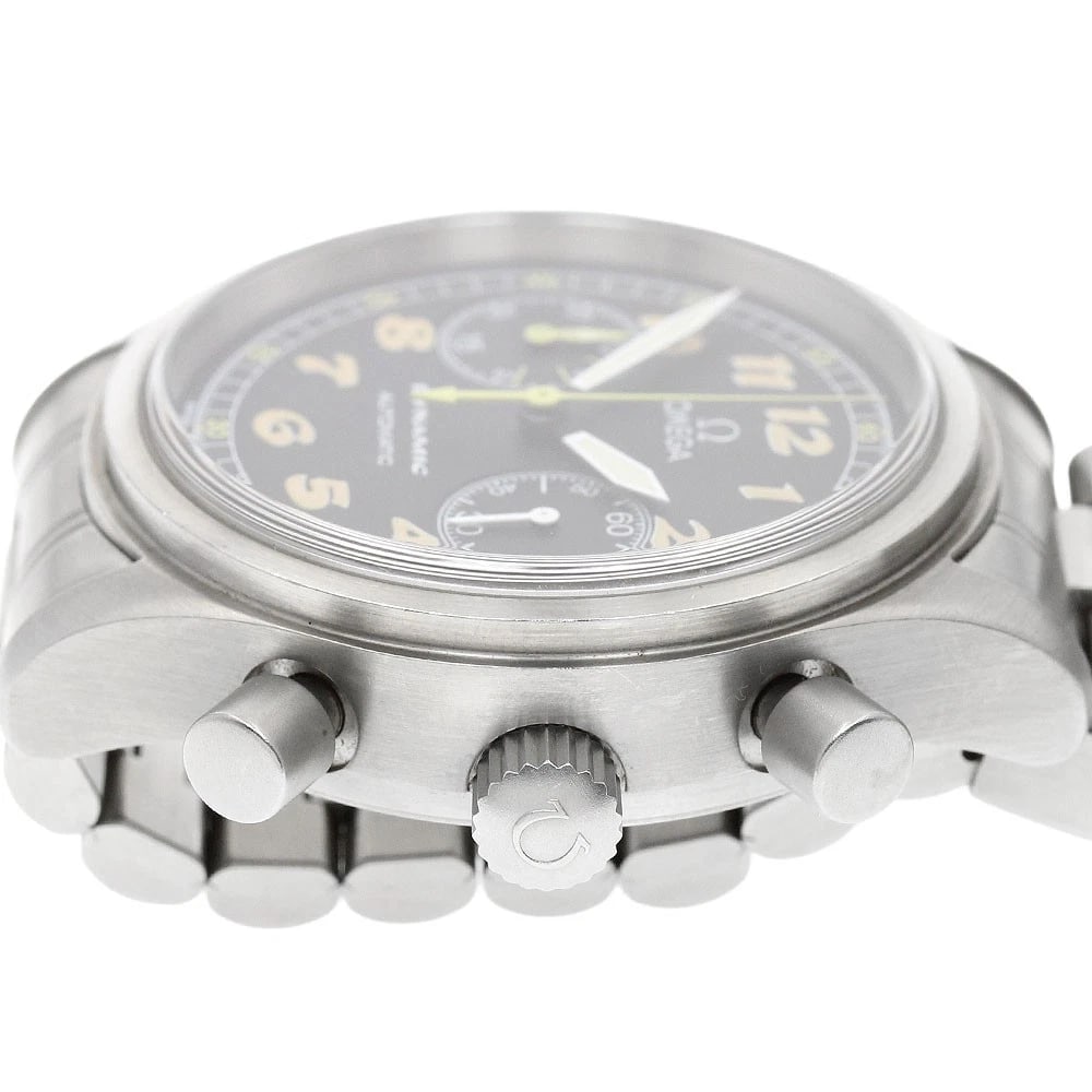 OMEGA DYNAMIC CHRONOGRAPH BLACK DIAL AUTOMATIC WATCH - 3