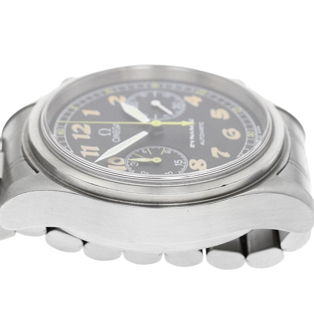 OMEGA DYNAMIC CHRONOGRAPH BLACK DIAL AUTOMATIC WATCH - 4