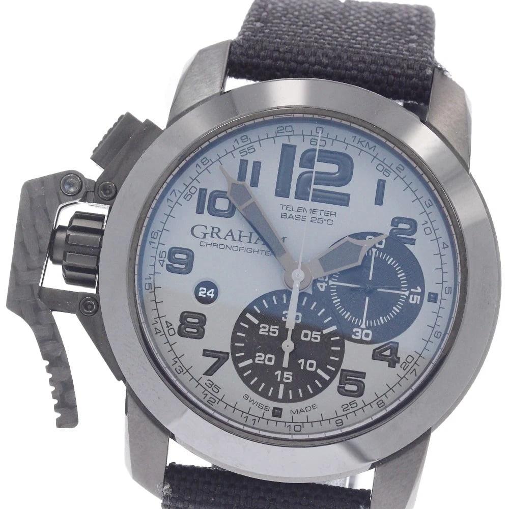 GRAHAM CHRONO FIGHTER CHRONOGRAPH AUTOMATIC WATCH (1 of 4)