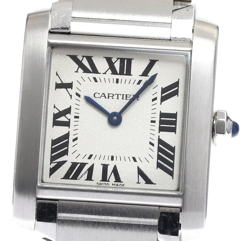 CARTIER TANK FRANCAISE MM BEIGE DIAL QUARTZ WATCH: CARTIER Tank Francaise MM beige Dial Quartz Watch Brand: CARTIER Type/Style: Wristwatch Material: Band Material Stainless Steel, Case Material Stainless Steel Color: Dial Color beige Size: Case Size