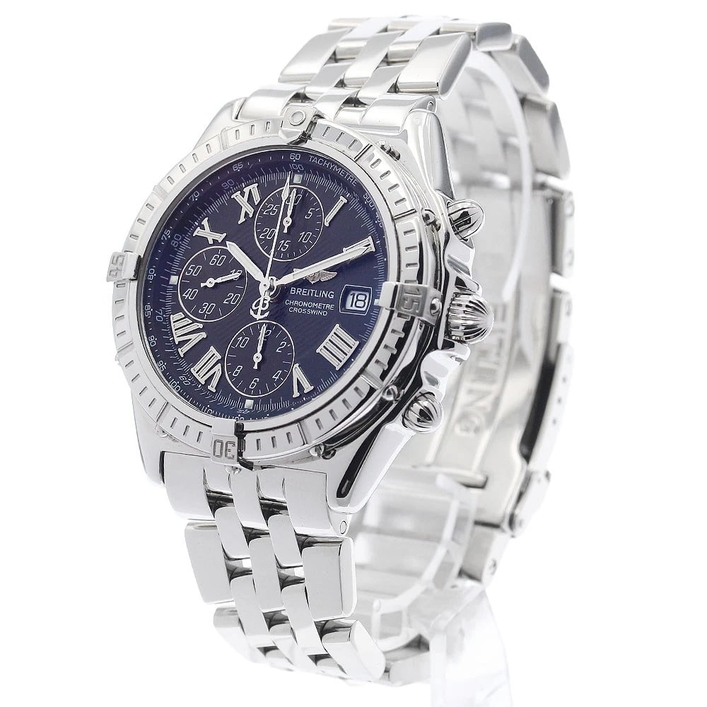 BREITLING CROSSWIND DATE CHRONOGRAPH BLACK DIAL AUTOMATIC WATCH - 2