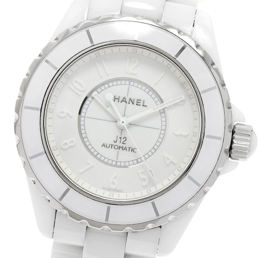 CHANEL J12 WHITE PHANTOM WHITE DIAL AUTOMATIC WATCH: CHANEL J12 White Phantom White Dial Automatic Watch Brand: CHANEL Type/Style: Wristwatch Material: Band Material Ceramic / Stainless Steel, Case Material Ceramic / Stainless Steel Color: Dial Color wh