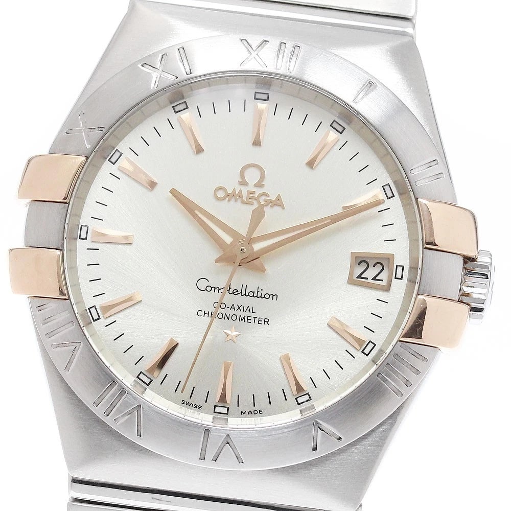 OMEGA CONSTELLATION COAXIAL AUTOMATIC WATCH: OMEGA Constellation Coaxial Automatic Watch Brand: OMEGA Type/Style: Wristwatch Material: Band Material Stainless Steel, Case Material Stainless Steel/PG Color: Dial Color Silver Size: Case Size