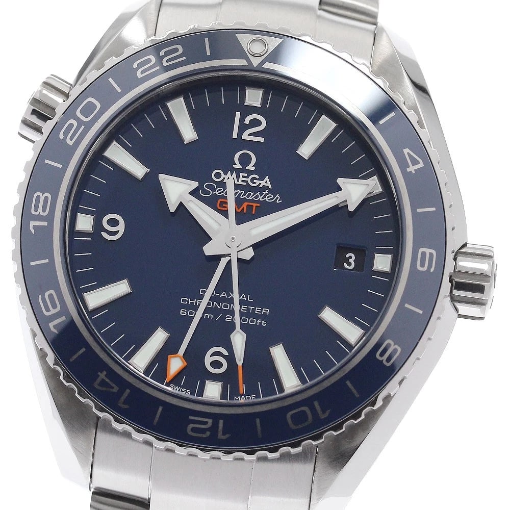 OMEGA SEAMASTER PLANET OCEAN WATCH: OMEGA Seamaster Planet Ocean Watch Brand: OMEGA Type/Style: Wristwatch Material: Band Material titanium, Case Material titanium Color: Dial Color Navy Size: Case Size About44mm (1.7inch) Wrist size