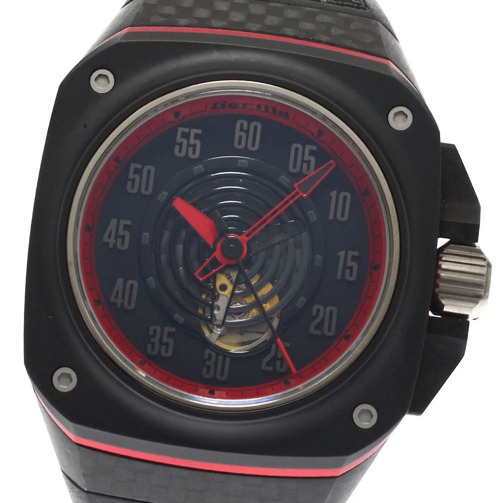 GORILLA FASTBACK GT BLACK DIAL AUTOMATIC WATCH: Gorilla Fastback GT black Dial Automatic Watch Brand: Gorilla Type/Style: Wristwatch Material: Band Material Rubber / nylon, Case Material Aluminum / Titanium / Ceramic Color: Dial Color black Size:
