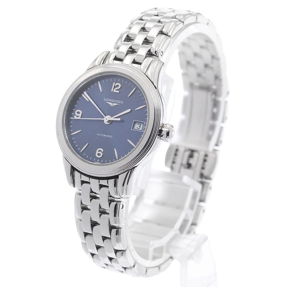 LONGINES FLAGSHIP DATE NAVY DIAL AUTOMATIC WATCH - 2