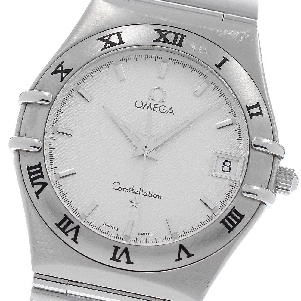 OMEGA CONSTELLATION DATE WHITE DIAL QUARTZ WATCH: OMEGA Constellation Date white Dial Quartz Watch Brand: OMEGA Type/Style: Wristwatch Material: Band Material Stainless Steel, Case Material Stainless Steel Color: Dial Color white Size: Case Size