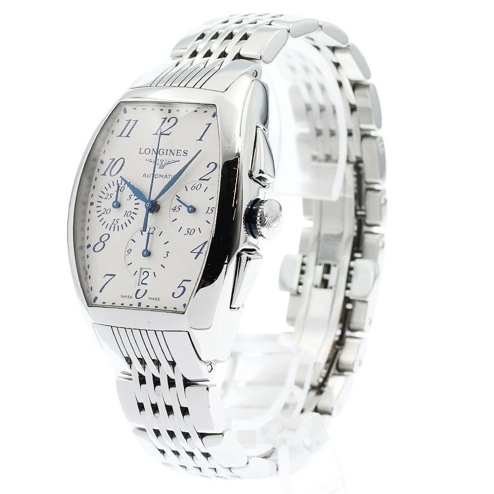 LONGINES EVIDENZA CHRONOGRAPH DATE BEIGE DIAL AUTOMATIC WATCH - 2