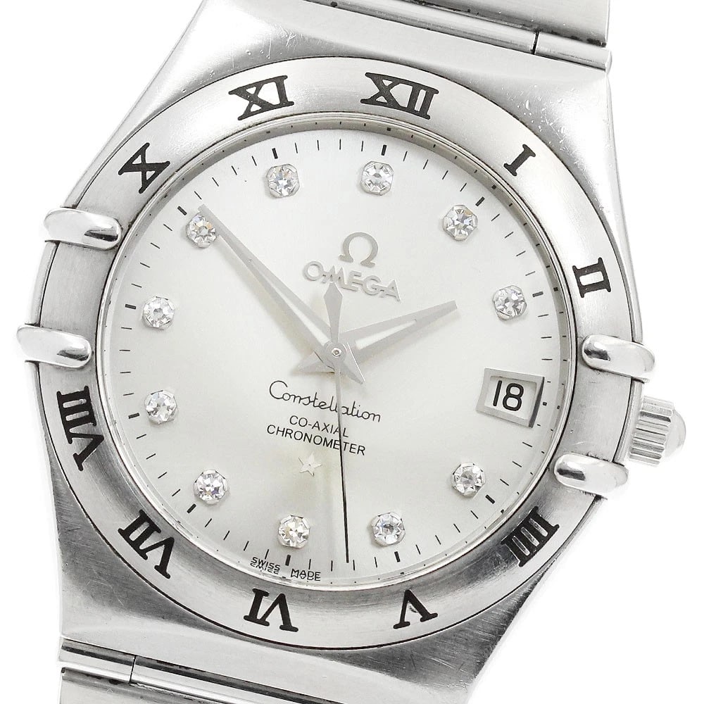 OMEGA CONSTELLATION AUTOMATIC WATCH: OMEGA Constellation Automatic Watch Brand: OMEGA Type/Style: Wristwatch Material: Band Material Stainless Steel, Case Material Stainless Steel Color: Dial Color Silver Size: Case Size About36mm