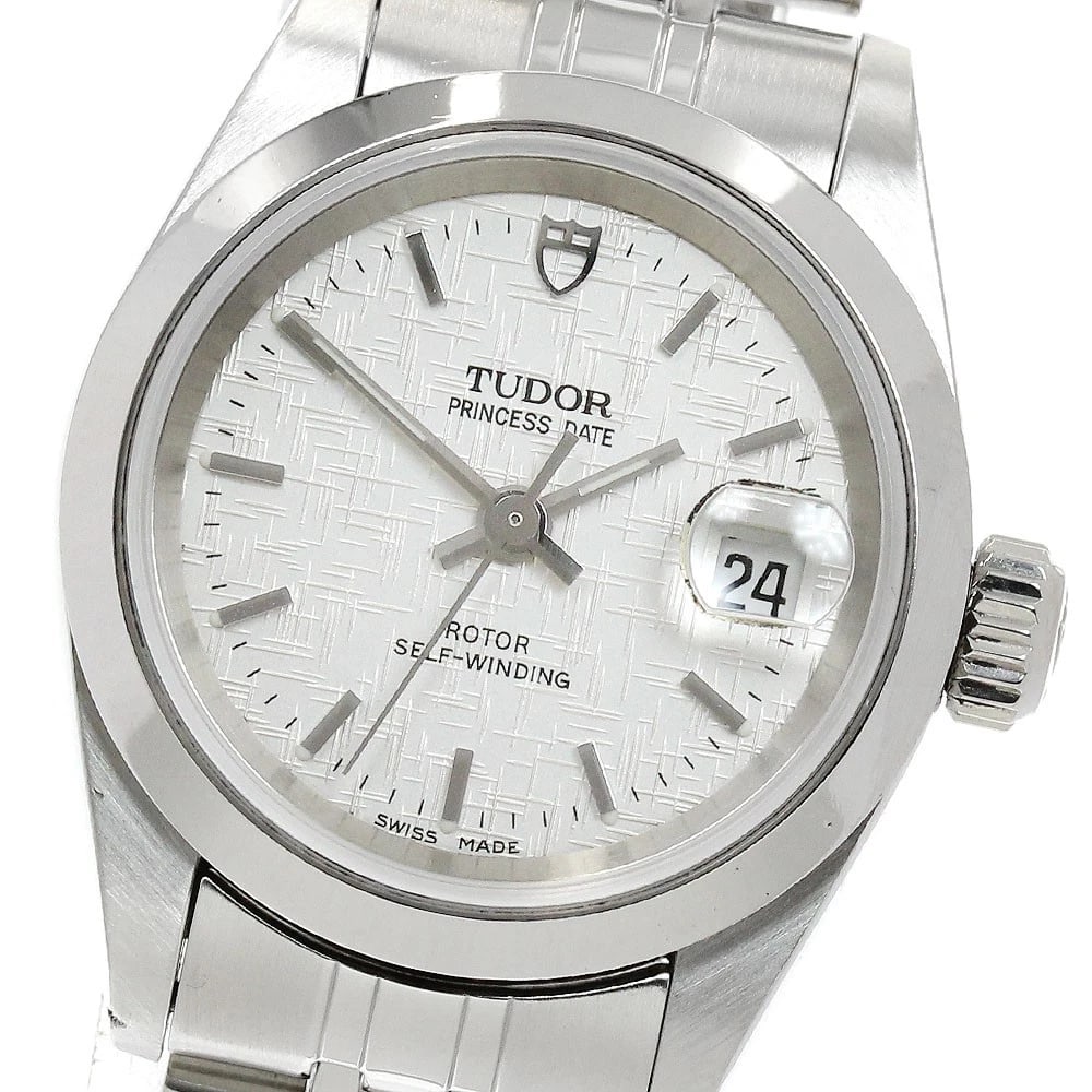 TUDOR PRINCESS DATE SILVER DIAL AUTOMATIC WATCH: TUDOR Princess Date Silver Dial Automatic Watch Brand: TUDOR Type/Style: Wristwatch Material: Band Material Stainless Steel, Case Material Stainless Steel Color: Dial Color Silver Size: Case Size