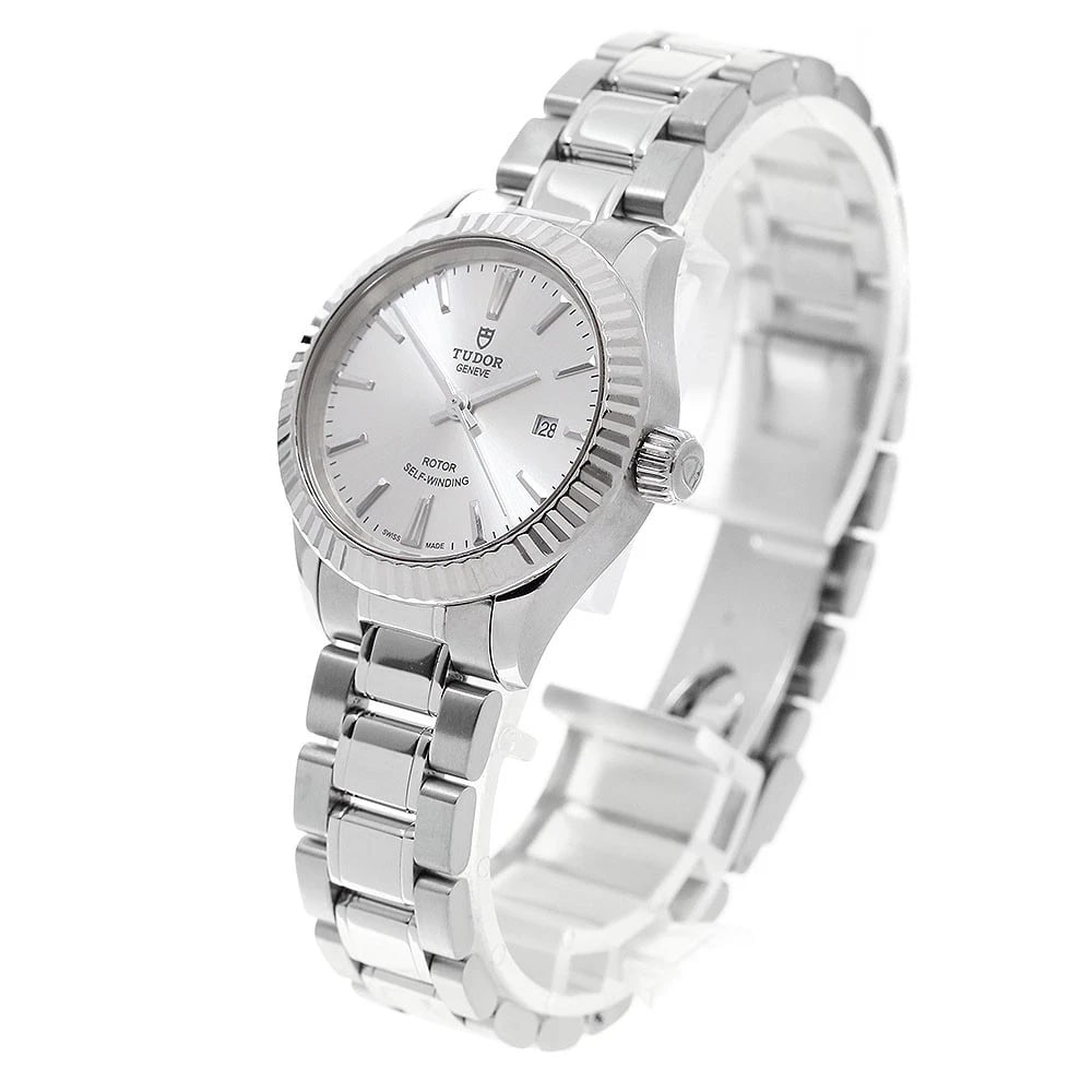 TUDOR STYLE DATE SILVER DIAL AUTOMATIC WATCH - 2