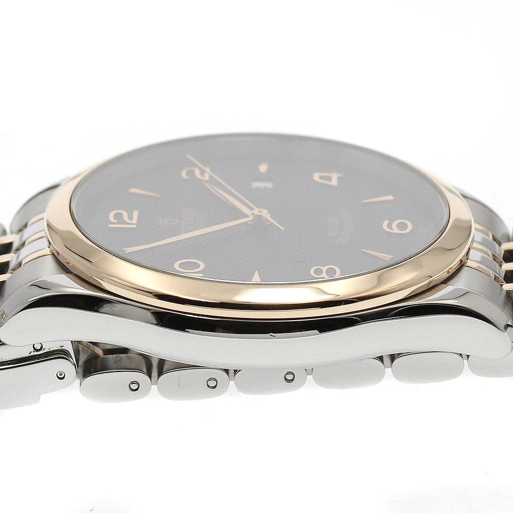 TUDOR DATE BLACK DIAL AUTOMATIC WATCH - 4