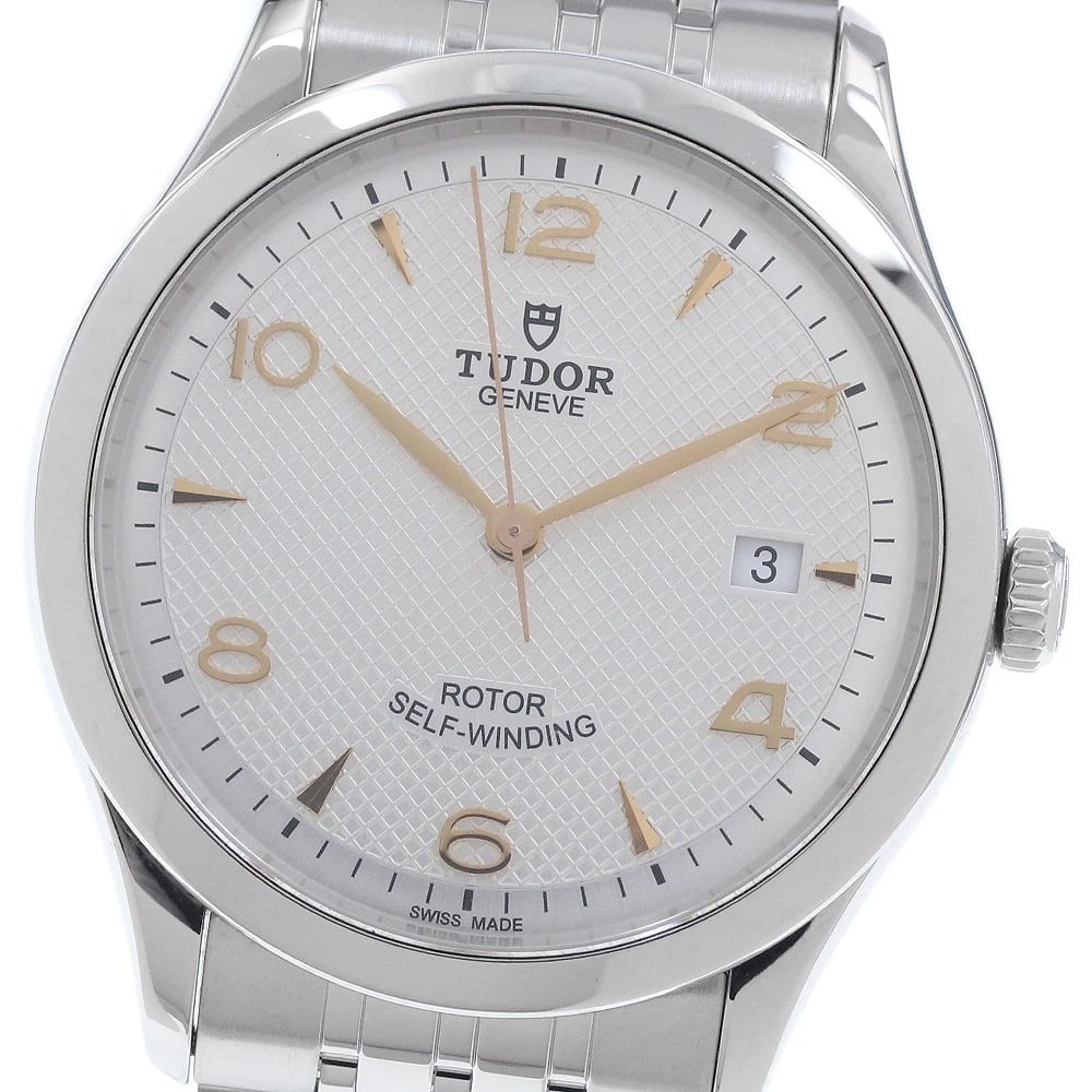 TUDOR DATE SILVER DIAL AUTOMATIC WATCH: TUDOR Date Silver Dial Automatic Watch Brand: TUDOR Type/Style: Wristwatch Material: Band Material Stainless Steel, Case Material Stainless Steel Color: Dial Color Silver Size: Case Size About(1.6inch