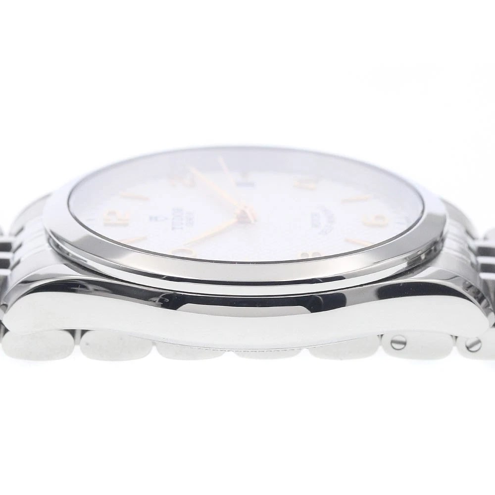 TUDOR DATE SILVER DIAL AUTOMATIC WATCH - 4