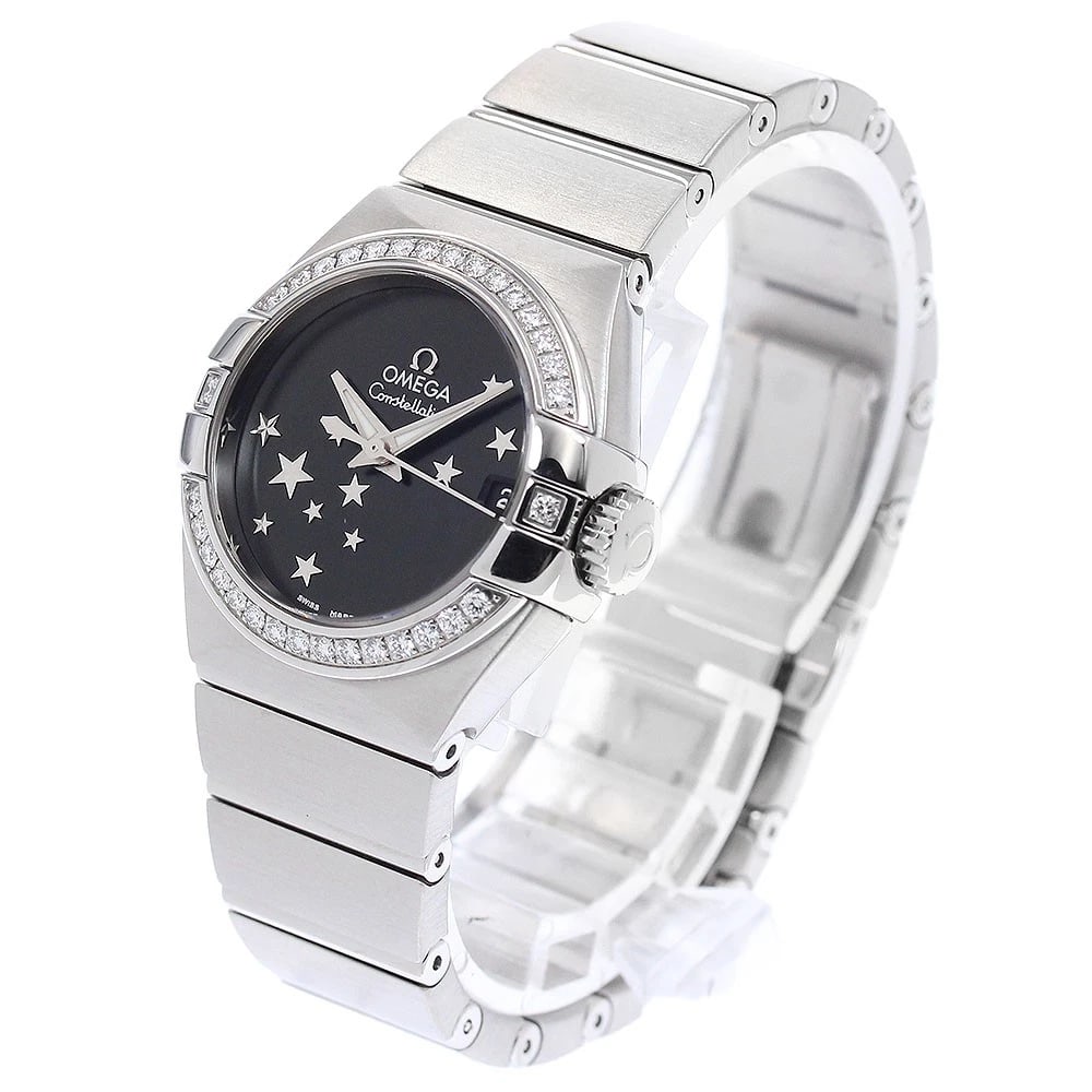 OMEGA CONSTELLATION DATE BLACK DIAL AUTOMATIC WATCH - 2