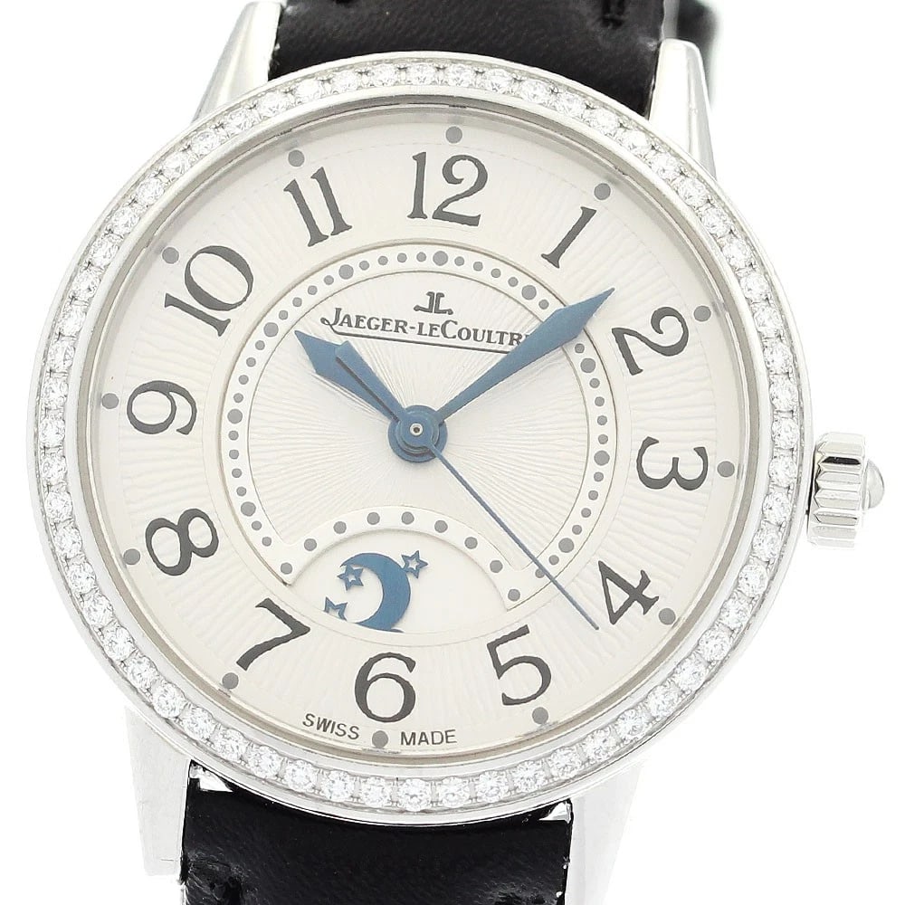 JAEGER-LECOULTRE RENDEZVOUS CLASSIC NIGHT&DAY WATCH: JAEGER-LECOULTRE Rendezvous Classic Night&Day Watch Brand: JAEGER-LECOULTRE Type/Style: Wristwatch Material: Band Material leather, Case Material Stainless Steel Color: Dial Color Silver Size: Case