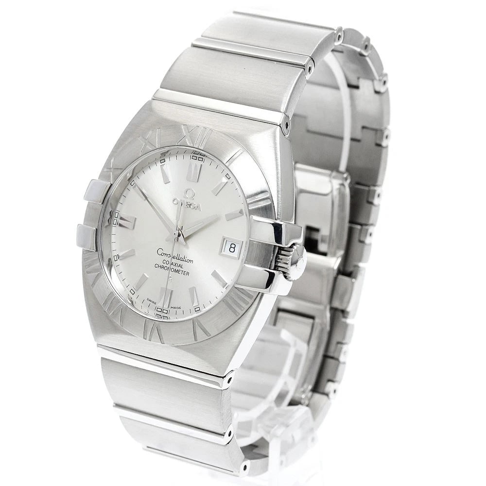 OMEGA CONSTELLATION DOUBLE EAGLE DATE SILVER DIAL WATCH - 2