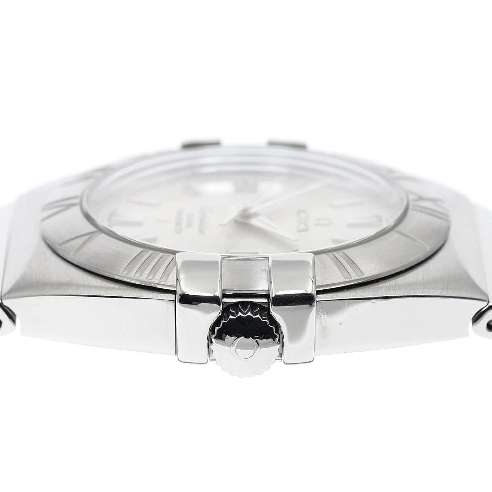 OMEGA CONSTELLATION DOUBLE EAGLE DATE SILVER DIAL WATCH - 3