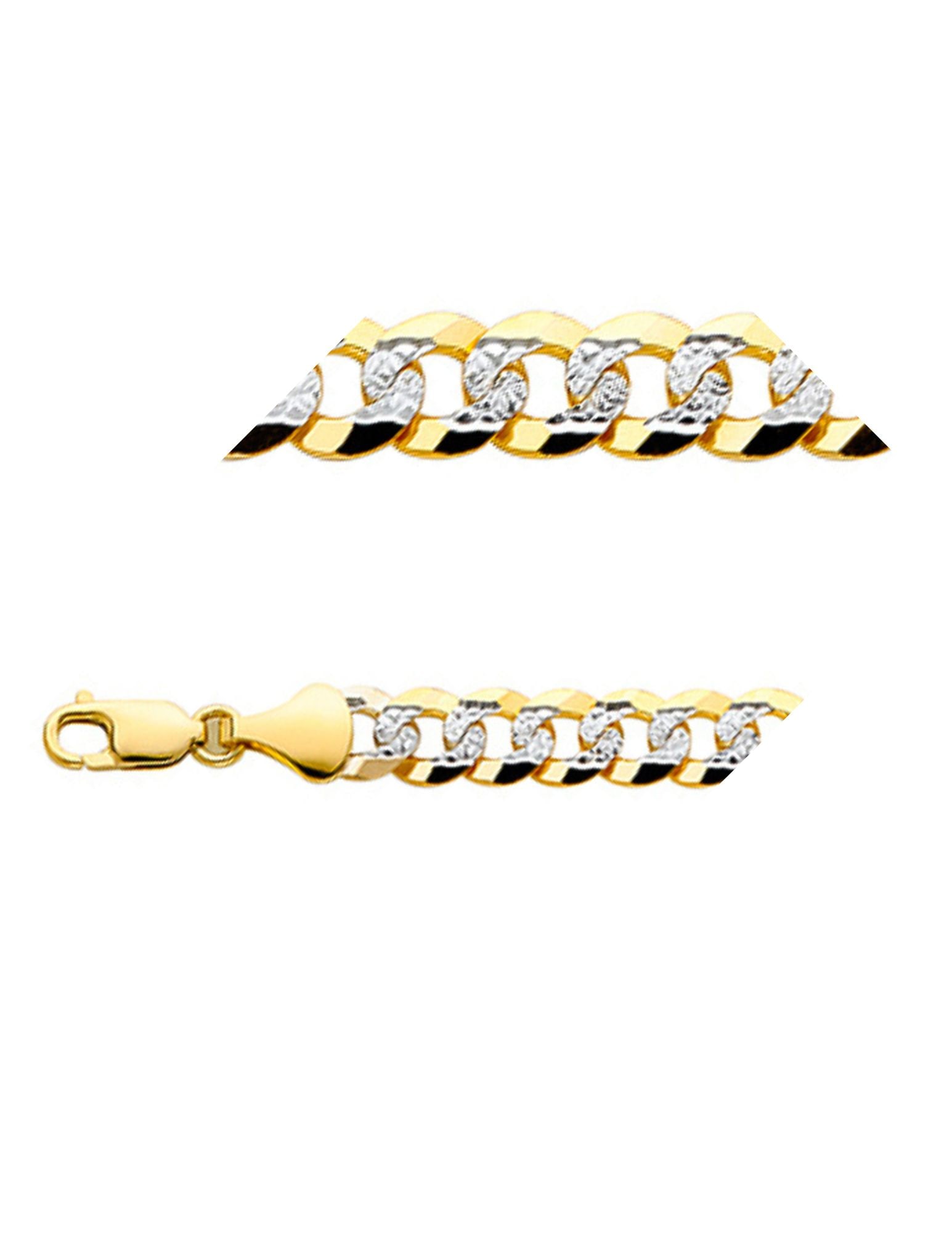 14KY CUBAN WP CHAIN - 3