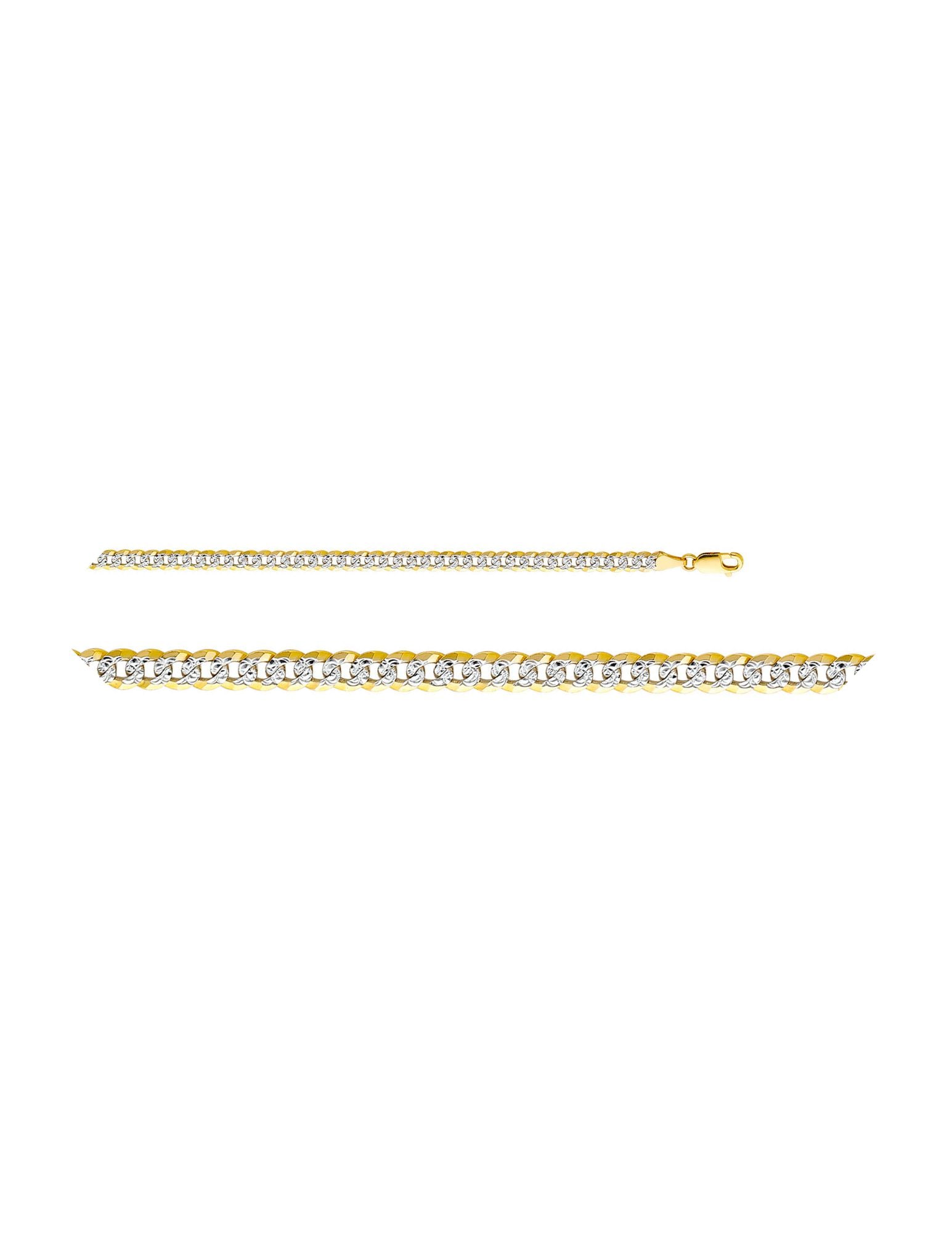 14KY CUBAN WP CHAIN - 2