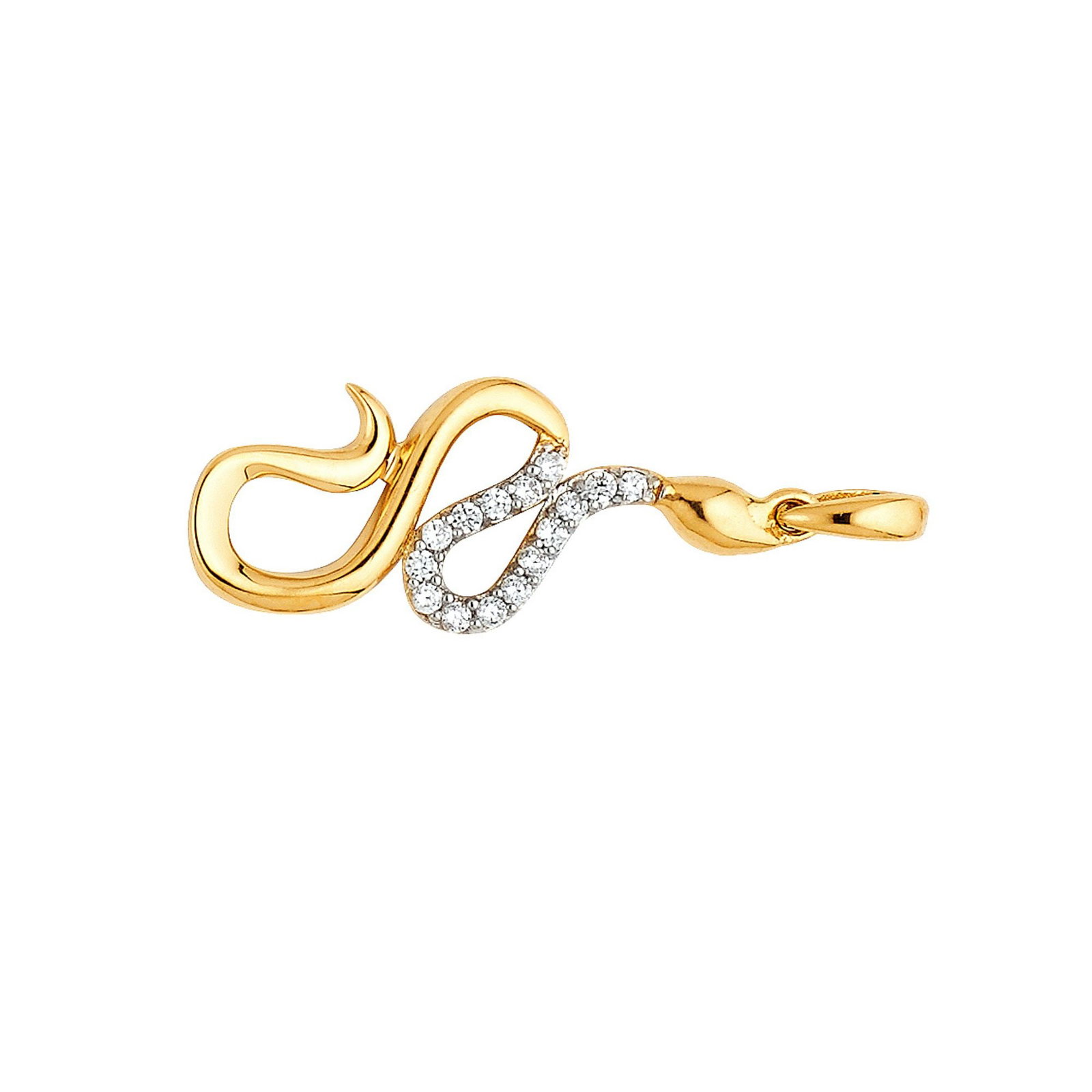 14K CZ PENDANT - 5