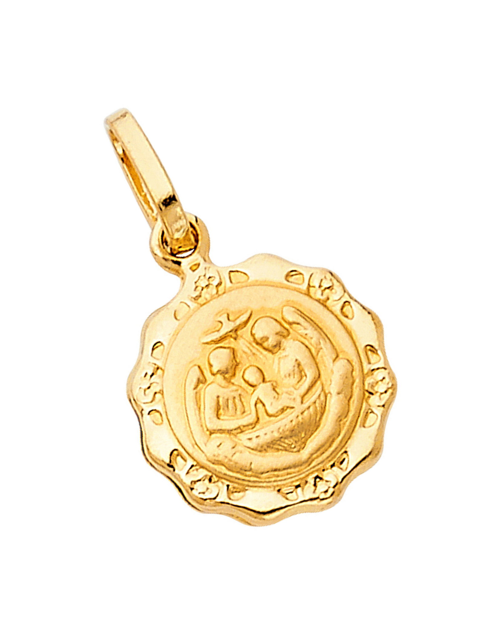 14KY BAPTISM PENDANT SMALL - 3