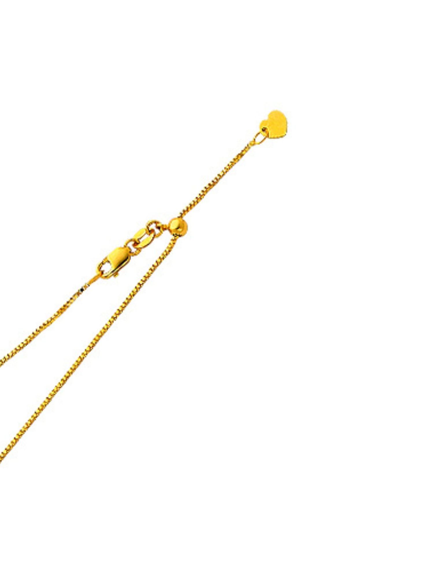 14KY ADJUSTABLE BOX CHAIN - 3