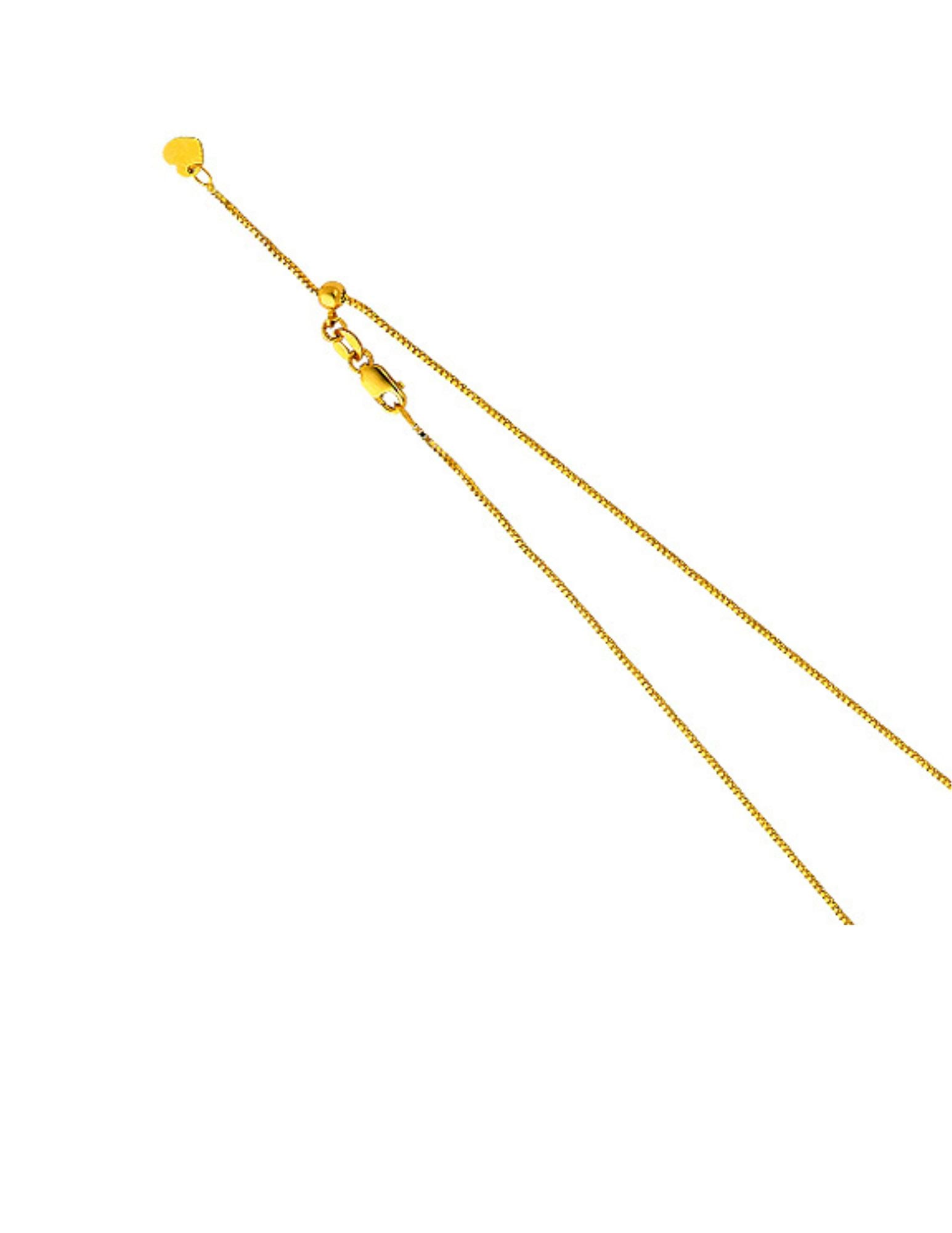 14KY ADJUSTABLE BOX CHAIN - 5