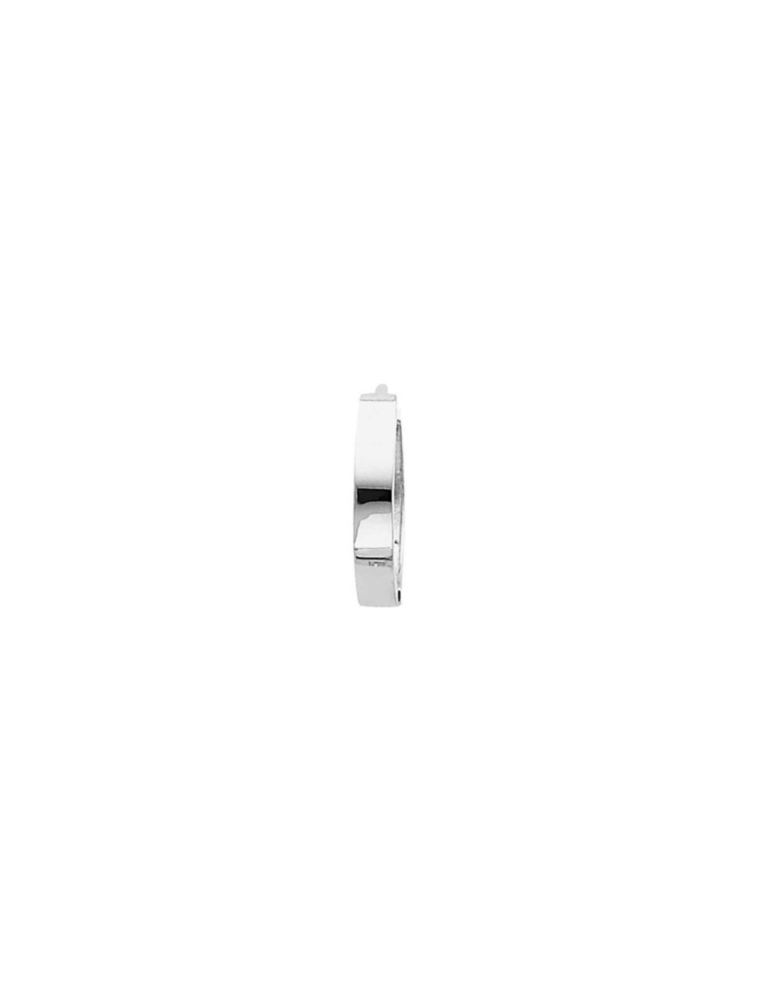 14KW PLAIN HUGGIES EARRINGS - 5