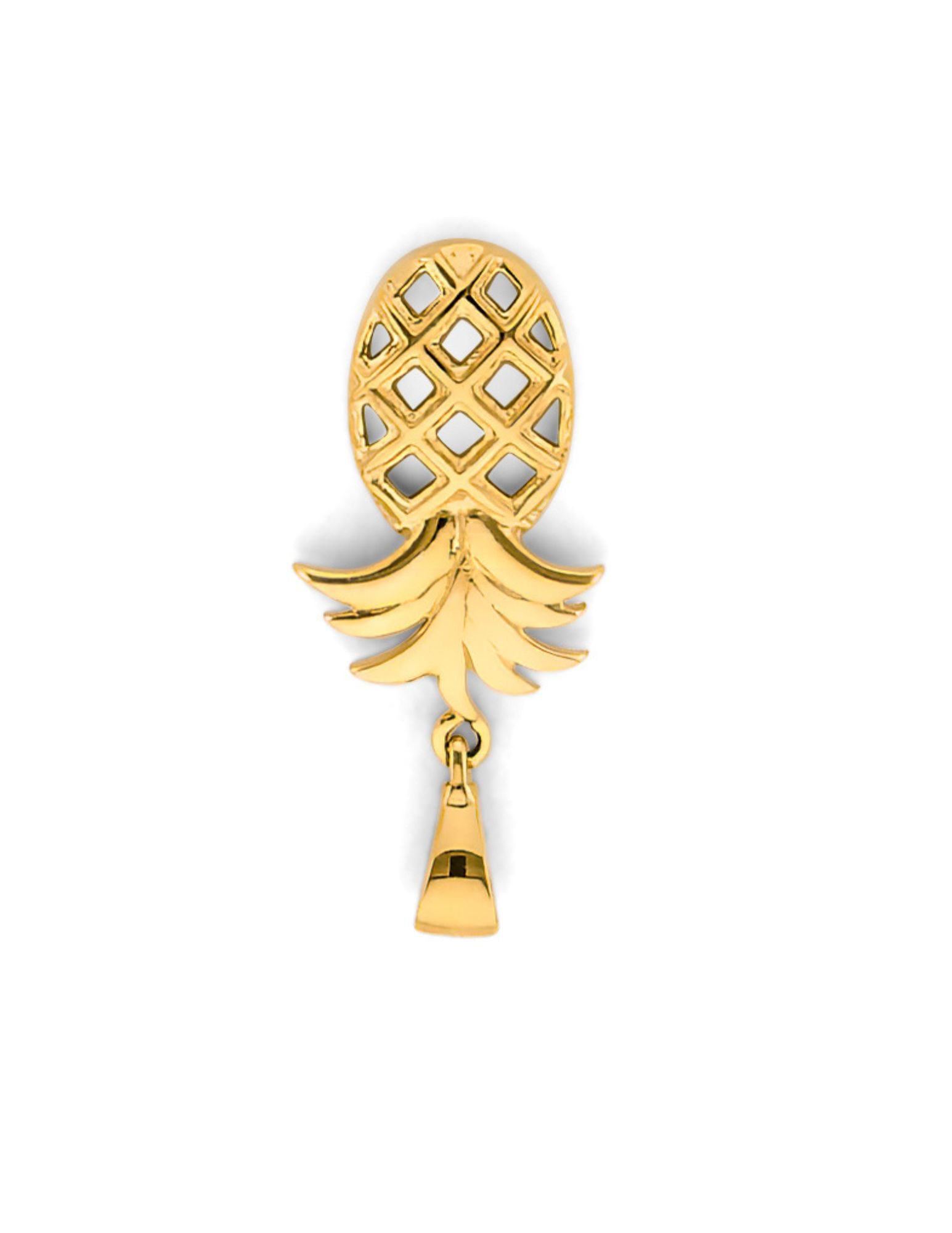 14KY PINEAPPLE PENDANT - 3