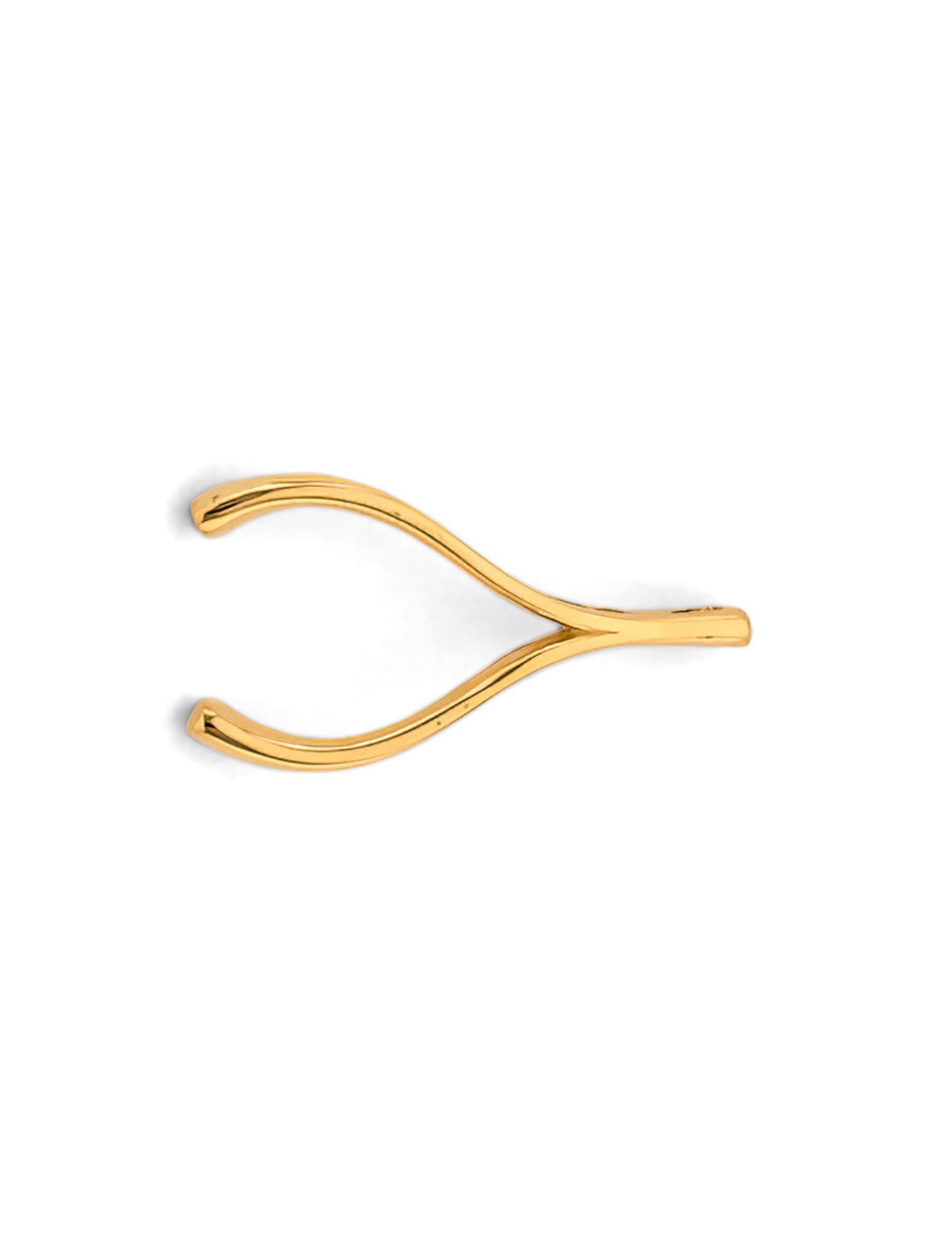 14KY WISHBONE PENDANT - 2