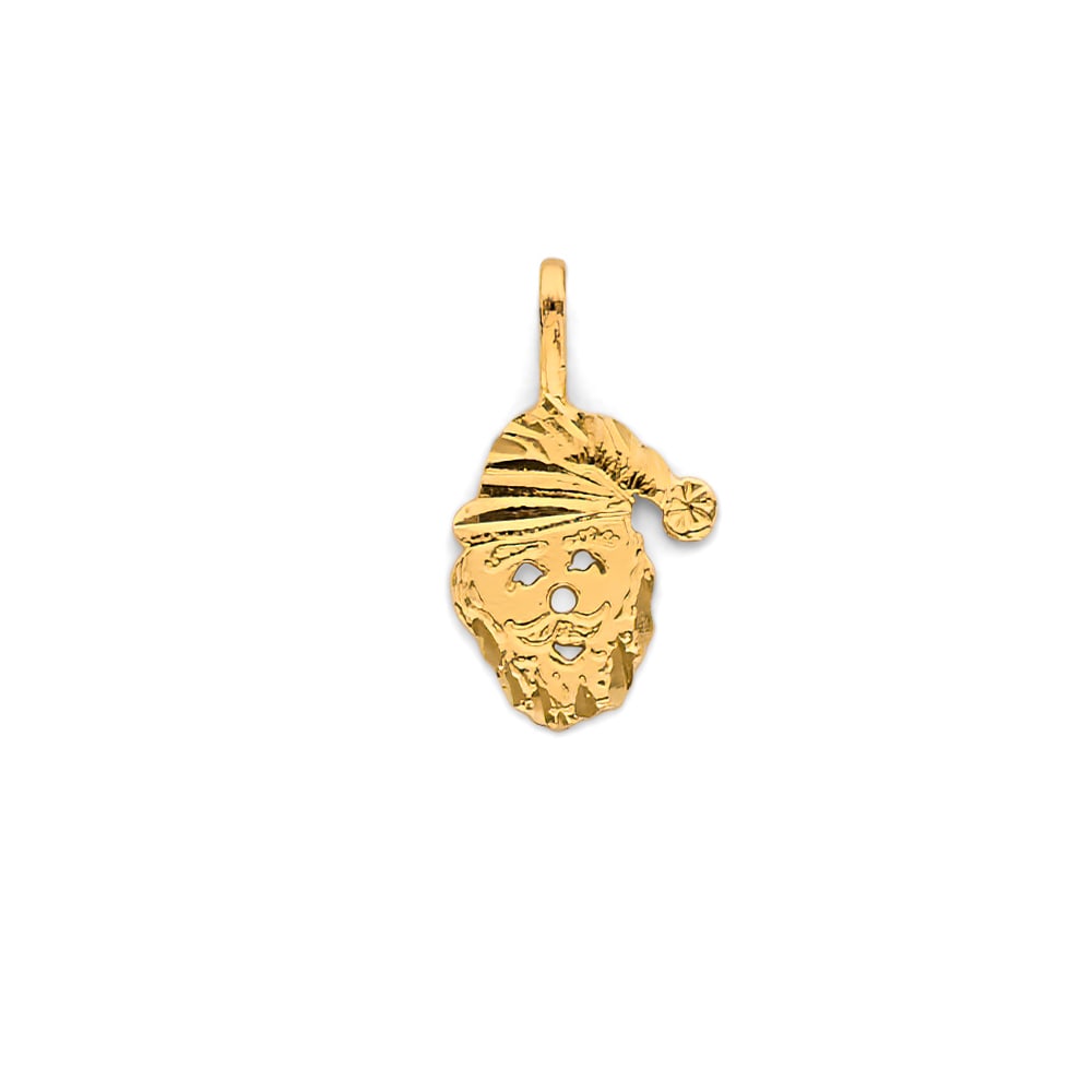 14KY SANTA CLAUS PENDANT: 14KY Santa Claus Pendant Type: Pendant Material Type: 14k Gold Material Color: Yellow Avg. Weight: 0.59 Gr. Size: Height : 17 mm, Width : 10 mm Accessories: None Notice: When purchasing pr