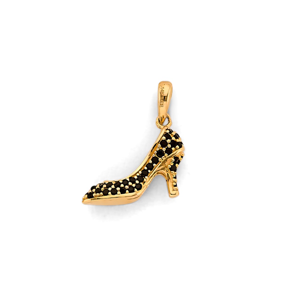 14KY SHOES PENDANT: 14KY Shoes Pendant Type: Pendant Material Type: 14k Gold Material Color: Yellow Avg. Weight: 1.53 Gr. Size: Height : 15 mm, Width : 15 mm Accessories: None Notice: When purchasing pre-owne