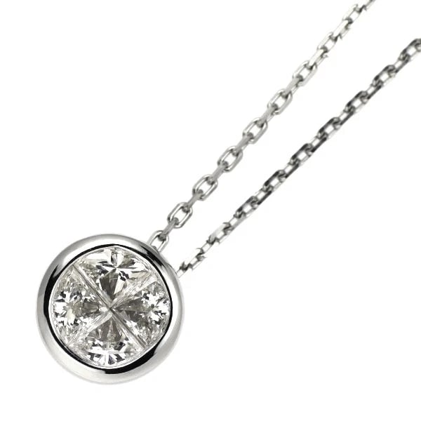 PT900/ PT850 DIAMOND PENDANT NECKLACE: Pt900/ Pt850 Diamond Pendant Necklace Brand: None Type/Style: pendant necklace Material: Pt900, Main Stone Natural Color: Pt Size: Chain Length 45cm Accessories: None Accessories Notice: When