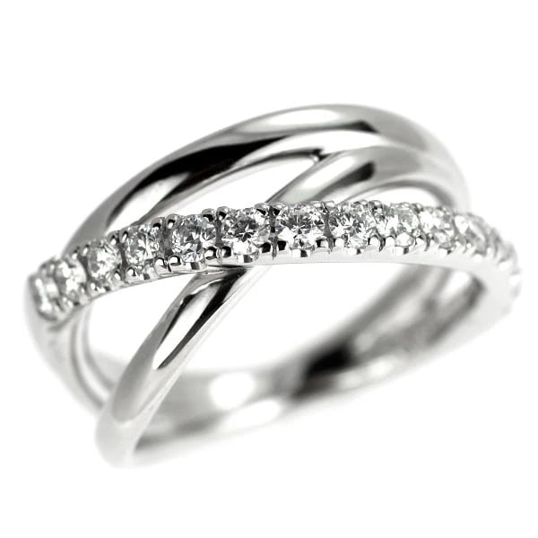 PT900 H&C DIAMOND RING: Pt900 H&C diamond ring Brand: None Type/Style: Ring Material: Pt900, Main Stone Natural Color: None Size: 6 US Accessories: None Accessories Notice: When purchasing pre-owned goods, please refer to