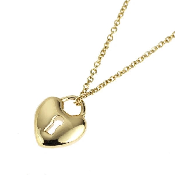 TIFFANY & CO K18YG PENDANT NECKLACE: Tiffany & Co K18YG pendant necklace Brand: Tiffany Type/Style: pendant necklace Material: K18YG, Color: YG Size: Length/Width/Diameter 11.2 Accessories: None Accessories Notice: When purchasing