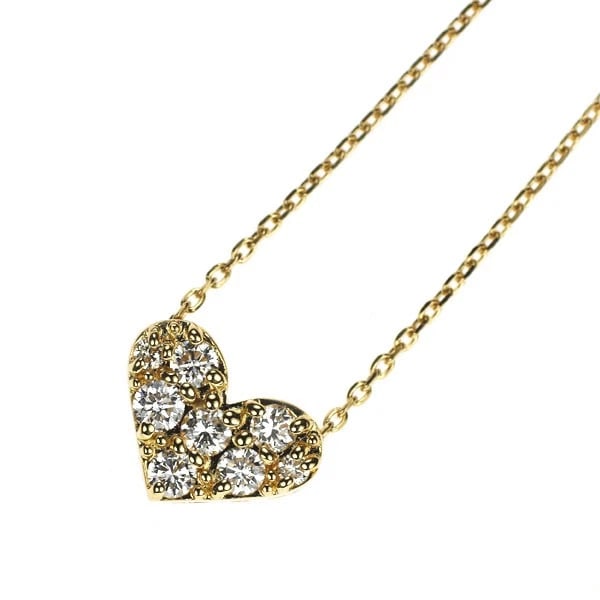 PONTE VECCHIO K18YG DIAMOND PENDANT NECKLACE: Ponte Vecchio K18YG Diamond Pendant Necklace Brand: Pontevecchio Type/Style: pendant necklace Material: K18YG, Main Stone Natural Color: YG Size: Chain Length 40cm Accessories: None Accessories