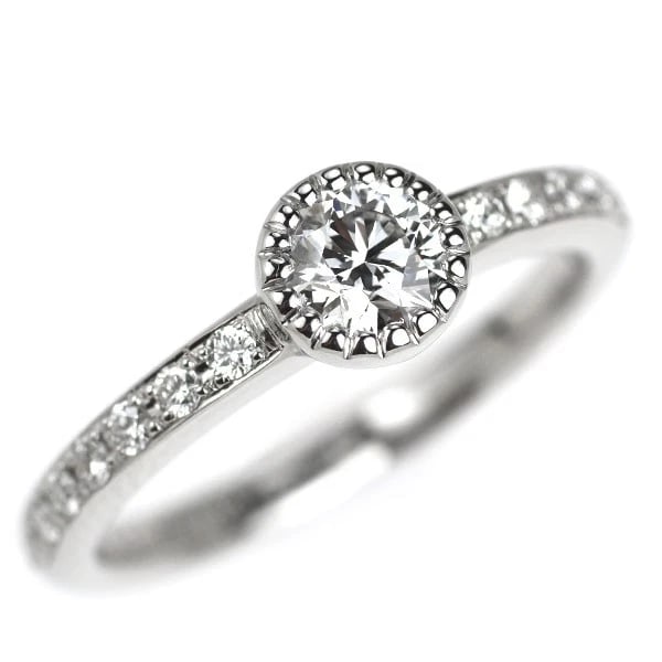 KEIUNO PT900 DIAMOND RING: Keiuno Pt900 Diamond Ring Brand: None Type/Style: Ring Material: Pt900, Main Stone Natural Color: Pt Size: 4 US Accessories: None Accessories Notice: When purchasing pre-owned goods, please refer to