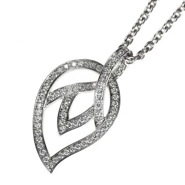 PIAGET K18WG DIAMOND PENDANT NECKLACE: Piaget K18WG Diamond Pendant Necklace Brand: None Type/Style: pendant necklace Material: K18WG, Main Stone Natural Color: WG Size: Chain Length 42cm Accessories: None Accessories Notice: When