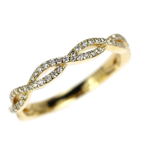 K18YG DIAMOND RING: K18YG diamond ring Brand: None Type/Style: Ring Material: K18YG, Main Stone Natural Color: YG Size: 6 US Accessories: None Accessories Notice: When purchasing pre-owned goods, please refer to the