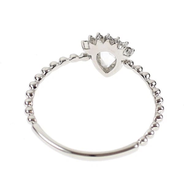 PT900 ROSE CUT DIAMOND RING - 2